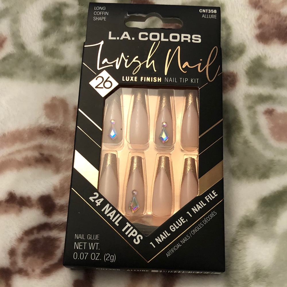 L.A. Colors Lavish Nail Luxe Finish Nail Tips